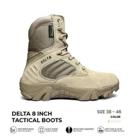 Sepatu Delta 8 Inci Tactical Boots Gurun/Hitam GURUN