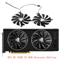 Free Shipping FDC10U12S9-C 4Pin 12V 0.45A For XFX Radeon RX 5600XT 5700 XT 8GB Overseas Edition Graphic Cards Cooling Fan
