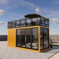 Easy assembly and disassembly 20ft design 40ft modular prefab storage shipping container homes bar for sale