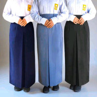 ROK SEKOLAH R1 SPAN REMPEL DEPAN untuk SMP MTS SMA Warna Abu Biru Bahan Twis Premium Licin Tebal