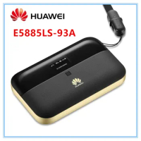 Hot Sale Original Used Huawei E5885Ls-93a Mobile WiFi Pro2 Router RJ45 port 4G+ 6400Mah LTE FDD TDD Cat6 300Mbps Power bank