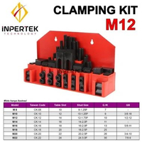 CK Clamp Set M12 Clamping Kit Clamping Set Penjepit Klem Meja Milling