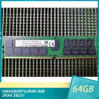 1 Pcs For SK Hynix RAM HMAA8GR7AJR4N-WM 2933 64G 64GB 2RX4 2933Y DDR4 Server Memory
