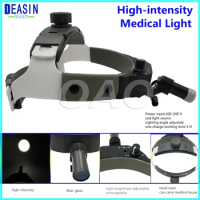 Free shipping Dental Loupes with Surgical LED Headlight for Ent Medica operation lamp surgical headlight and Dental Loupes