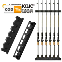 Rak Holder Tempat Joran Pancing Wall Mount Fishing Rod 6 Slot