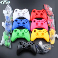 1 Set Portable Wireless Bluetooth Gamepad Remote Controller Full Housing Shell + Buttons For XBOX 360 Black