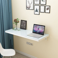 簡約臺式電腦桌家用壁掛折疊桌創意筆記本靠墻掛墻桌連壁桌書桌