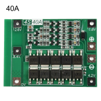 Bảng mạch PCB Pin Li-ion Lithium 18 650, Màu xanh lá cây 4S 40A, Điện áp 14,8V và 16,8V, Thích hợp c