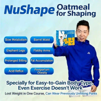 【Buy 3 free 1】 【 Official Store 】NuShape Oatmeal Meal Replacement: High in fiber, filling, stomach-p