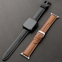 Leather strap For Apple watch Ultra band 49mm 45mm 41mm 44mm 40mm 38mm 42mm iWatch bracelet Apple watch Series 5 4 3 se 6 7 8