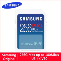 Samsung Pro Plus SD Card 64GB Flash Memory Card 128GB 32GB Card SD 256GB U1 U3 4K V10 V30 Microsd 512GB SD Cards for Camera