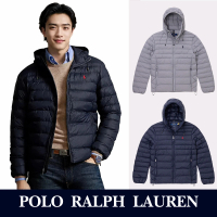 RALPH LAUREN RL POLO 經典刺繡小馬連帽羽絨外套-多色組合(平輸品/可口袋收納/秋冬保暖)