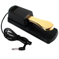Universal Sustain Pedal Non-Slip Pedal Durable for Keyboard MIDI Keyboard Synthesizer and Piano