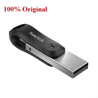 SanDisk New USB Flash Drive iXPand U Disk OTG Lightning Connector USB3.0 Stick 256GB 128GB MFi For iPhone &amp; iPad Pen drive IX60N