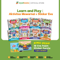 Happy Bee - Learn And Play Aktivitas Mewarnai  Coloring Book Kids Anak 3+  Bonus Spesial Sticker Puz