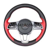 DIY Stitching Steering Wheel Cover For Benz A180L A200L GLA200 220 260 GLC260L GLB Car Accessories