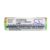 CS Replacement Battery For Philips 5810XL, 5811XL, 5814XL, 5818XL, HP2750, HQ6675, HQ6676, HQ6695, HQ7310 7320 7330 7340