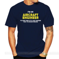 Men Aircraft Engineer - I'm an Aircraft Engineer. To s t shirt Knitted cotton S-3xl slim Anti-Wrinkle Authentic Pictures shirt