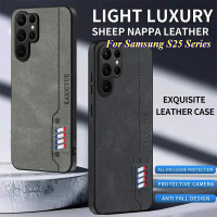 Sarung Telefon, Untuk Samsung Galaxy S25 Ultra, S25FE, dan S25Plus, Kulit Matte Berkabut Mewah, Bamp