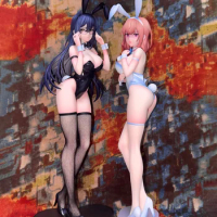 30cm NSFW Black Bunny Aoi White Bunny Natsume Sexy Nude Girl Model PVC Anime Action Figure Adult Collection Toy Hentai Doll Gift