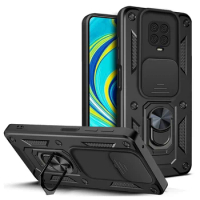 Armor Funda For Redmi Note9 Pro Case Magnetic Ring Holder Shockproof Coque For Xiaomi Redmi Note 9 Pro Max 9S Lens Protect Cover