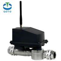 QT Electric Actuated Ss304/316 3pc Ball Valve 110v Ac Electric Modulating Actuator Stainless Steel Threaded Ball Valve Npt