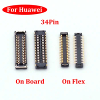 2-5pcs 34pin LCD Display FPC Connector For Huawei Nova 7SE 5T 4E 4/Nova4 Nova4E Nova5T Nova7SE/Mate 10/MATE RS Plug On Board