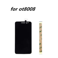 For Alcatel One Touch Scribe OT8008 LCD Assembly Display + Touch Screen Panel Replacement for Alcatel 8008 8008D Cell Phone