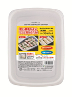 日本製【Sanada】扁型透明保鮮盒 1,500mL