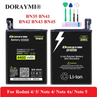 DORYAMI-Phone Battery for Xiaomi, Redmi Note 4, 4X, 5, Note 4, Note4, Note4x, BN35, BN41, BN42, BN43, BN45, Replacement Battery