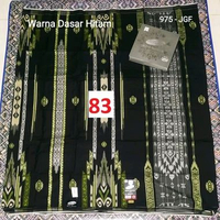 SARUNG ATLAS Super Premium Silver 975 Jacquard Songket Kembang 83