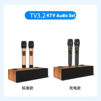 Karaoke System HIFI Audio Wireless Microphone All-in-one Machine Rechargeable Bluetooth Speakers Home Theater Computer Subwoofer