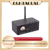 PJ MIAOLAI SA-5000 Audio Decoder HiFi Music Player Optical Coaxial DAC U-disk Audio Decoder Fiber Coaxial DAC with Power
