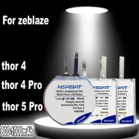 Top Brand 100% New 800mAh~1000mAh Battery for Zeblaze thor 4 pro / thor 5 pro / thor 4 in stock