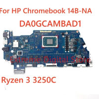 For HP Chromebook 14B-NA Laptop motherboard DA0GCAMBAD1 With Ryzen 3 3250c RAM 4GB 100% Tested Fully Work