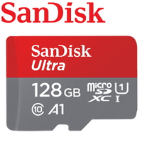 【公司貨】 SanDisk 128GB Ultra microSDXC TF UHS-I C10 A1 U1記憶卡