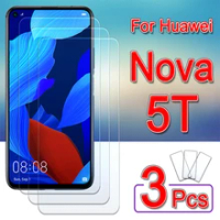 3 Pcs สำหรับ Huawei Nova 5 T 5z 5i Pro 2i 3 3i 6 7 SE 7i หน้าจอป้องกันกระจก protector Nova5t Nova5 5 T T5กระจกนิรภัยฟิล์ม nova 8i 8 i nova8 i nova8i