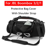 Portable Carrying Case With Shoulder Strap Protective Case Sets Accessories Mesh Bag Adjustable for JBL BOOMBOX 3/2/1 Generation