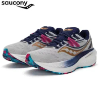 Original Saucony Victory 20 Training Cusnerback Running Shoes Victory 20 Professional Games Lightweight Sports Jogging Shoes