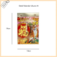PROMO - KALENDER IMLEK SOBEK HARIAN DINDING TAHUN BARU CINA 2022 SHIO MACAN FU