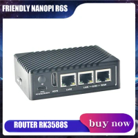 Friendly NanoPi R6S Router RK3588S Cortex-A76, 8GB DDR4 32GB eMMc 2.5G eth ubuntu debian, FriendlyWrt , Android GPU VPU