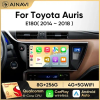 Ainavi Car Radio For Toyota Auris 2014 2015 2016 2017 2018 Corolla Altis Hybrid Carplay Android Auto