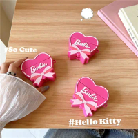 Cute Barbie Bow Pink Box Case For Airpods Pro 2 Case 2022,Silicone Earphone Cover For Airpods 3 Case/Airpods 1/2 Case For Girls