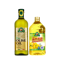 得意的一天 100%義大利橄欖油1L+芥花油2.4L