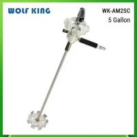 WolfKing WK-AM2SC Hand Clip Agitator Paint Mixer Machine Stirrer 5 Gallon Dispersion Capacity 20 Liter Pneumatic Tools