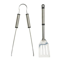 GRILLTIDER 烤肉用具 2件組, 不鏽鋼