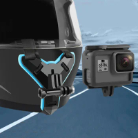 Helmet Strap Vented Adjustable Chin Riding Belt Head Holder Adapter For Gopro Hero 9 8 7 6 5 Xiaomi Yi 4K SJCAM Osmo Accessories