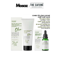 Combo Kem Tẩy Lông Olive và Serum Ức Chế Mọc Lông Arnica Cafuné triệt lông cho vùng kín, bikini, châ