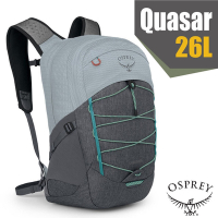 【美國 OSPREY】Quasar 26 專業輕量多功能後背包.雙肩包.日用通勤電腦書包_銀灰/灰 R