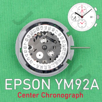 YM92 movement japan EPSON YM92A movement small hands at 6.9.12 Analog Quartz 12''' Center second Chr